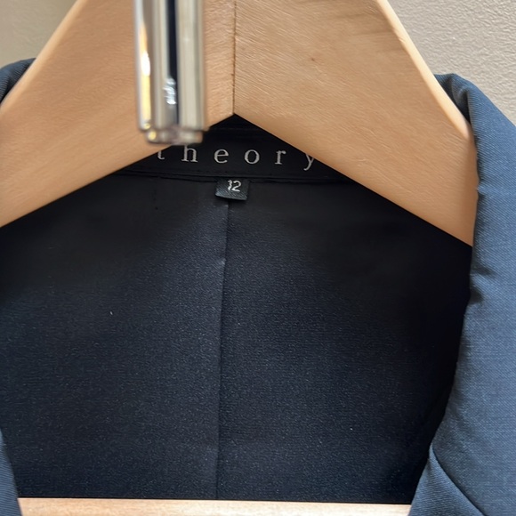 Theory dark grey wool blazer - Picture 2 of 4